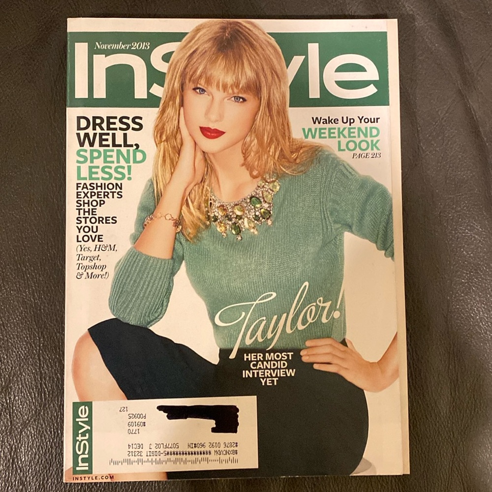 Taylor Swift InSyle Magazine